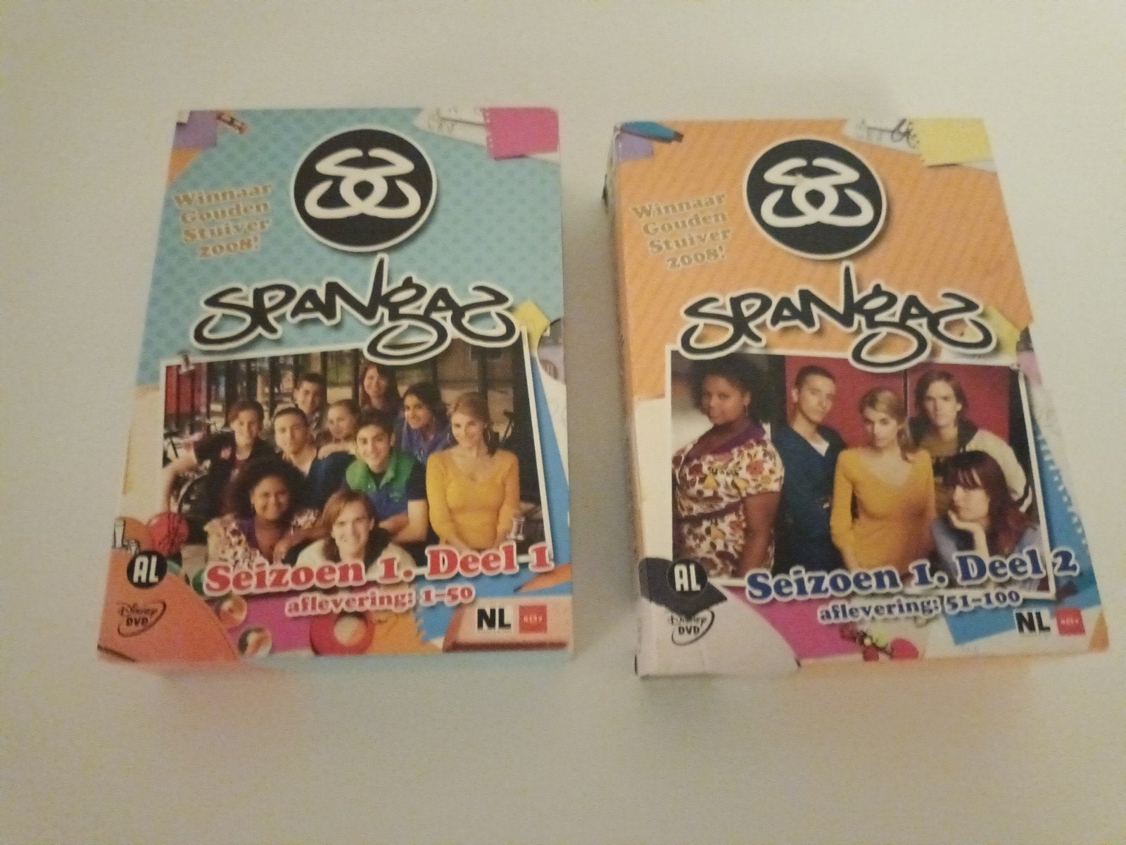 6-dvds Spangaz seizoen 1, Alle leeftijden, Verzenden, Zo goed als nieuw