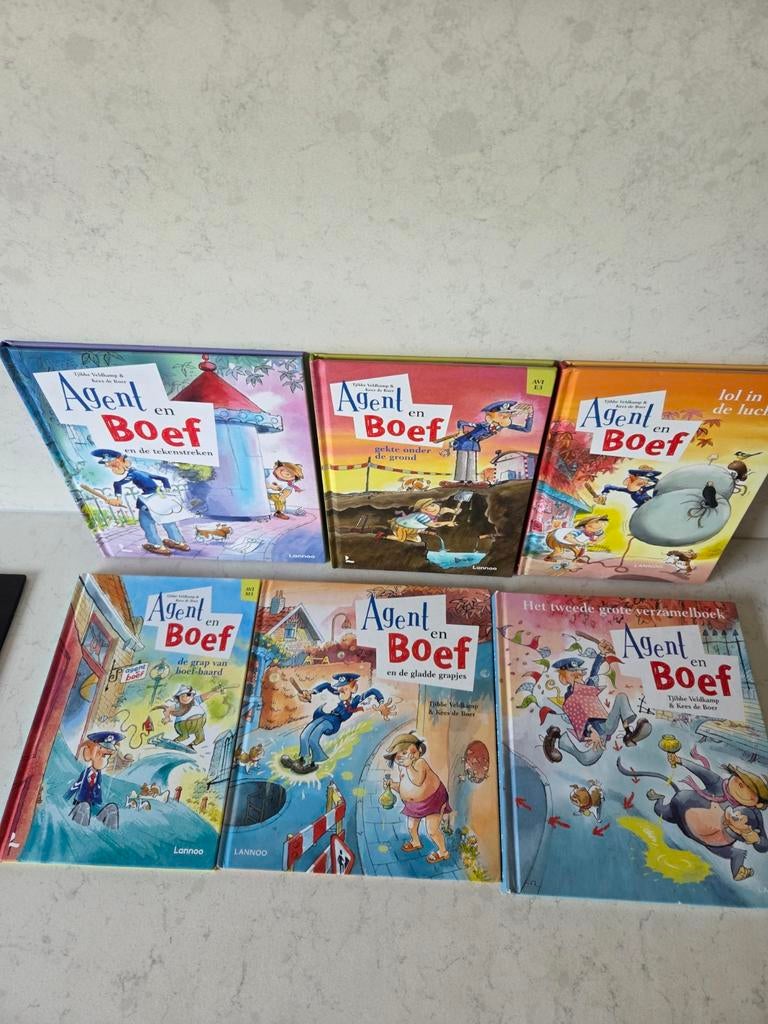 6x boeken - Agent en Boef, Boeken, Ophalen of Verzenden, Zo goed als nieuw