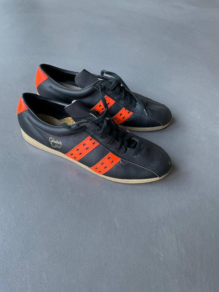Quick Saffier sportschoenen jaren '70 - Maat 43, Verzamelen, Sportartikelen en Voetbal, Ophalen of Verzenden, Gebruikt