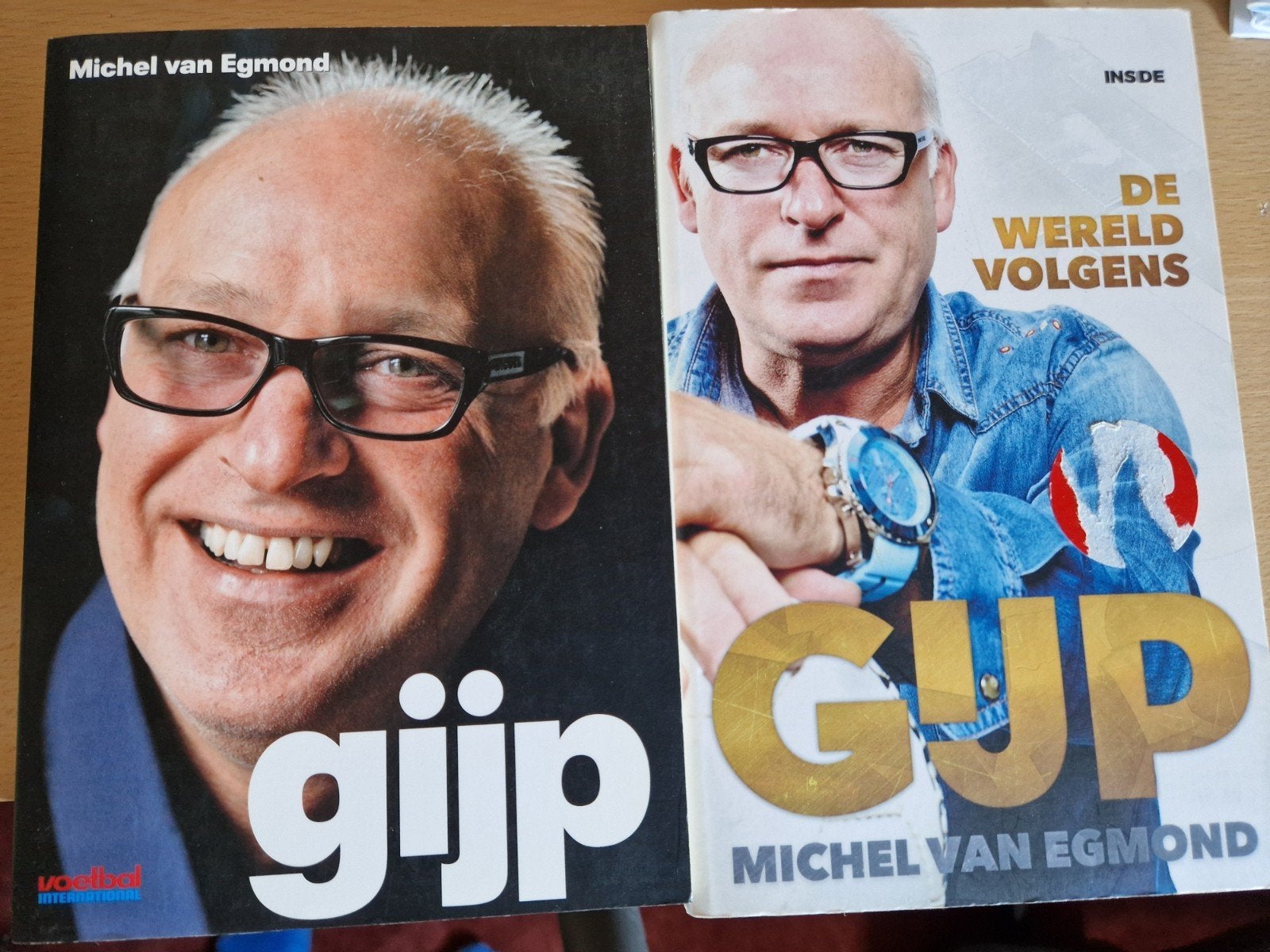 Gijp & De Wereld Volgens Gijp - Michel van Egmond (2 boeken), Ophalen of Verzenden, Gelezen, Michel van Egmond, Sport