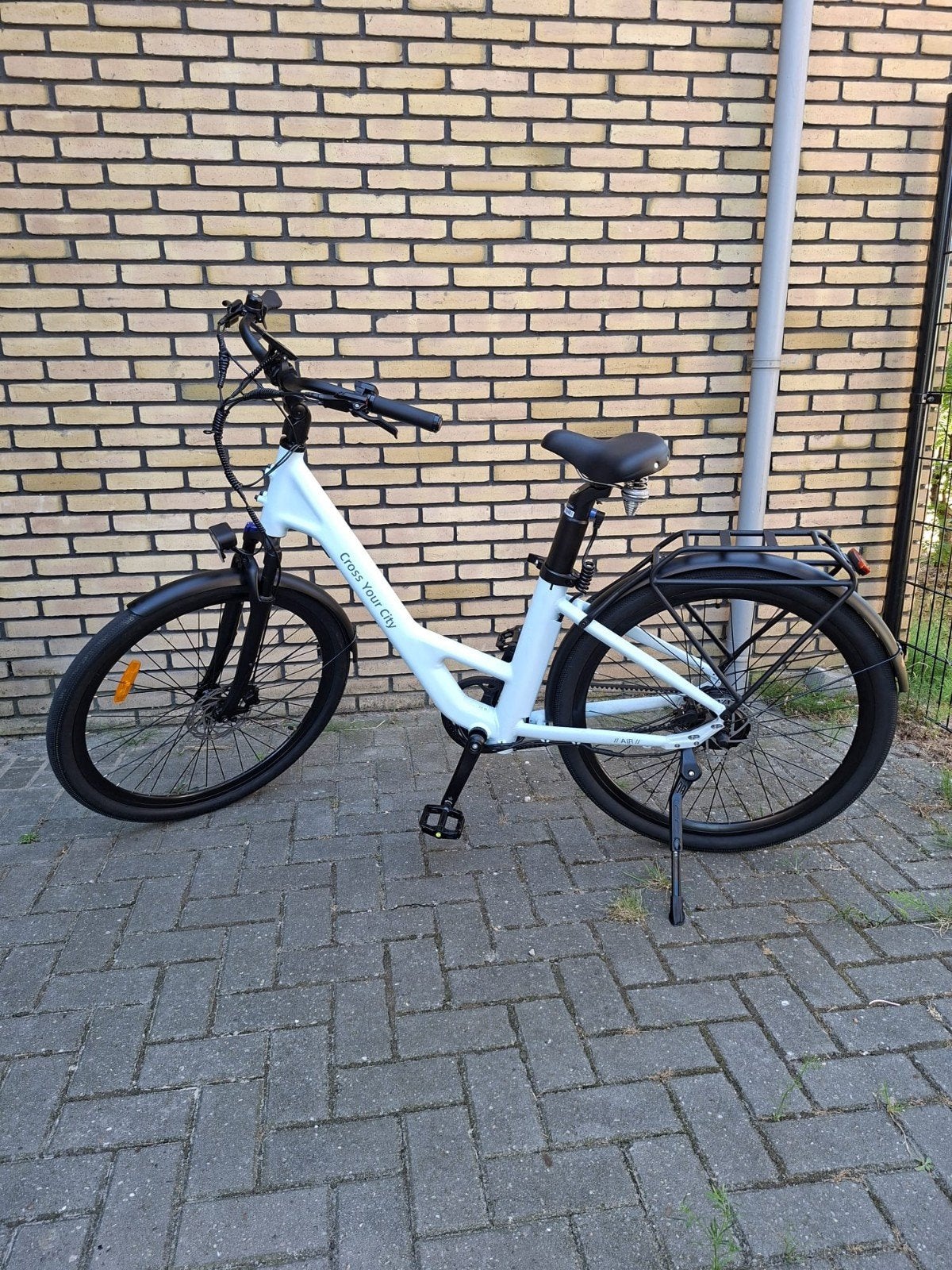 Ado air 28 lichtblauw z.g.a.n cross your city electrisch, Ophalen, Zo goed als nieuw, Overige merken