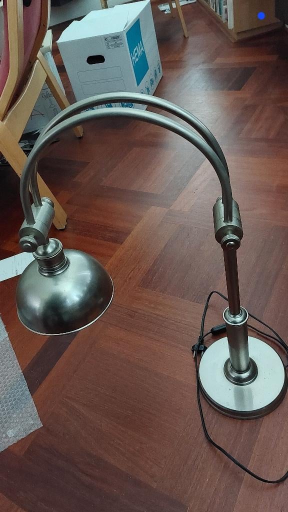 Tafellamp, industrieel design, 50 tot 75 cm, Verzenden, Industrieel design, Zo goed als nieuw
