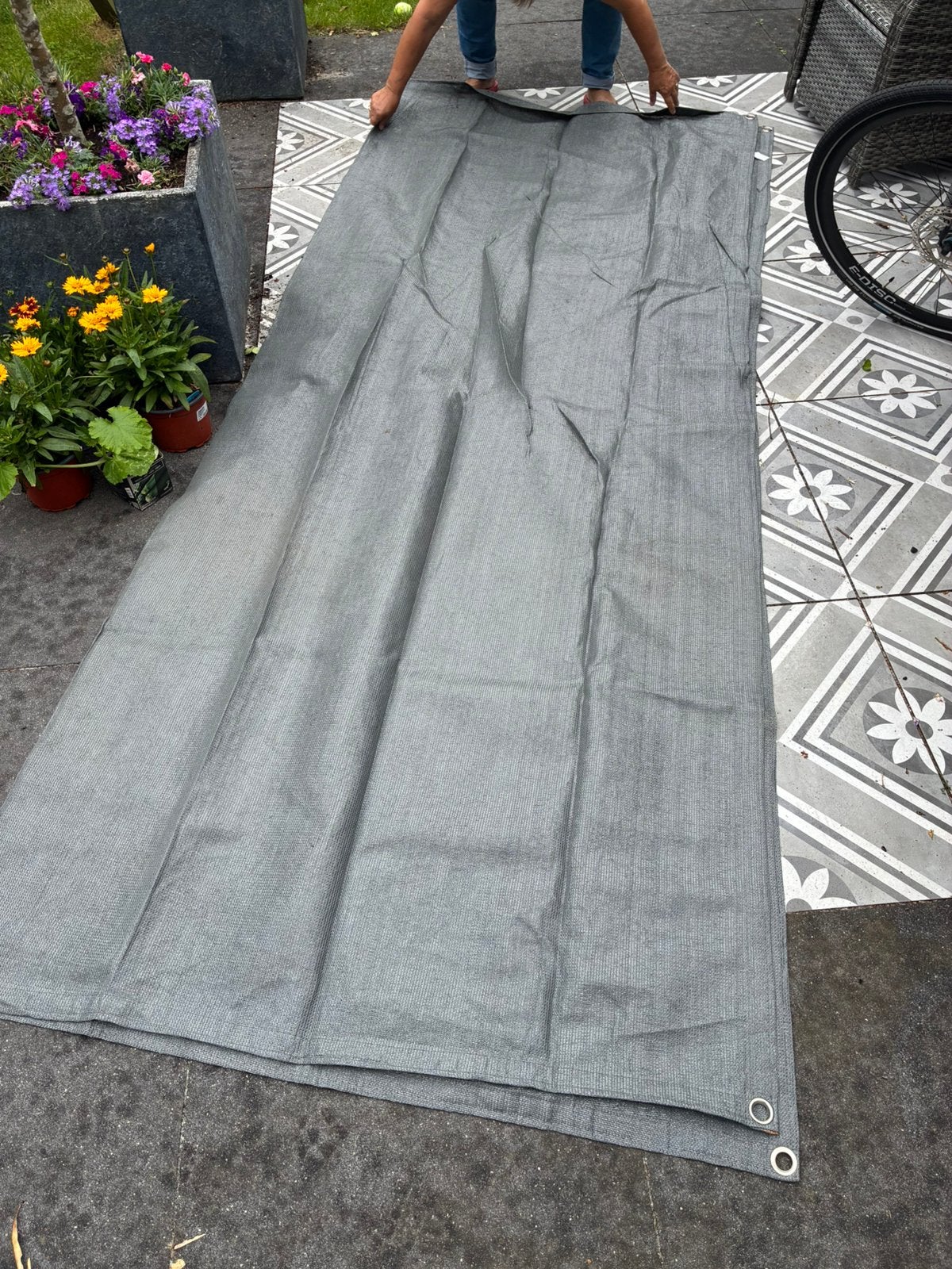 Vloerkleed tent, Ophalen, Zo goed als nieuw