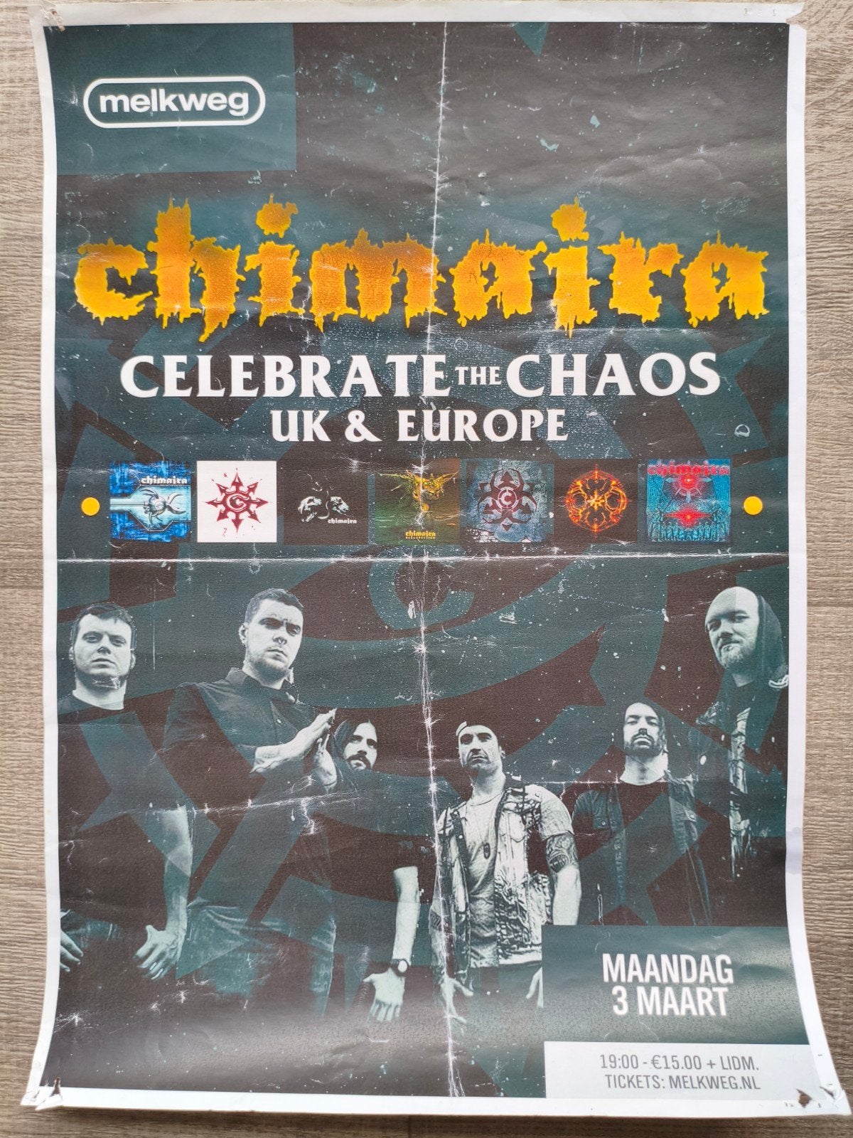 Posters rock / metal, Ophalen, Rechthoekig Staand, Deurposter of groter, Zo goed als nieuw
