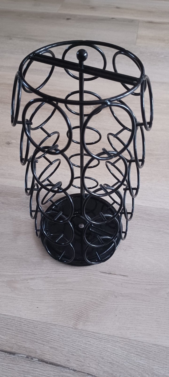 Zwart metalen dolce gusto capsulehouder, Zwart, Ophalen of Verzenden, Zo goed als nieuw, Metaal