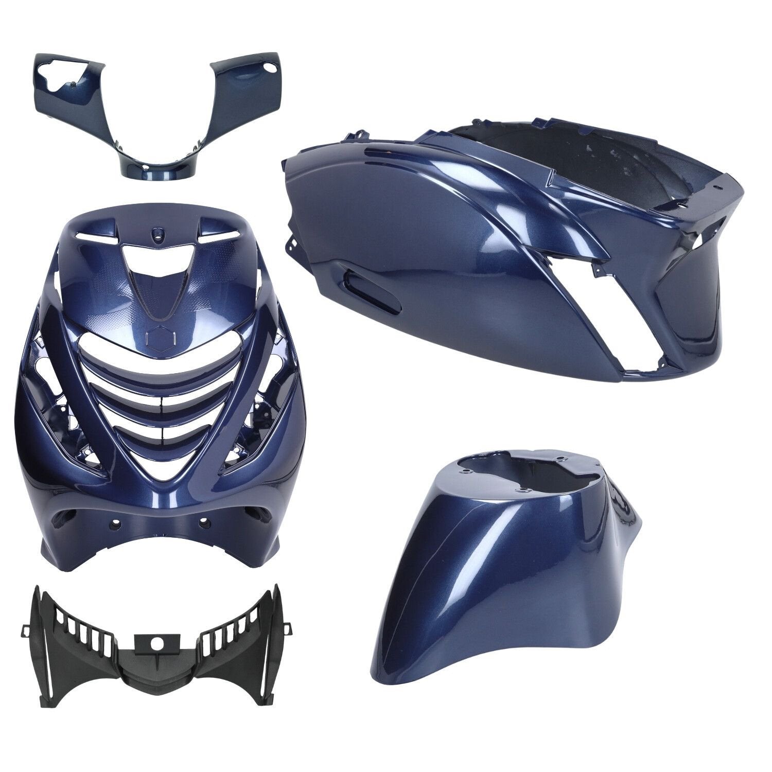 Nieuw !! Zip 5 delige kappen set Blauw midnight, Ophalen of Verzenden