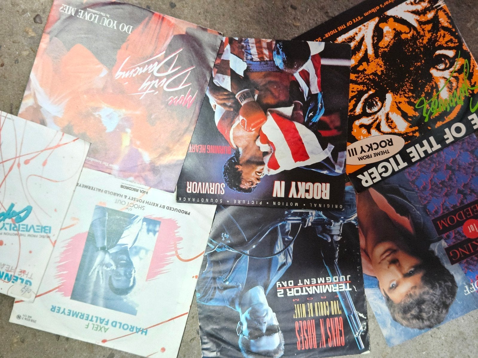 7 Diverse Singles van Beroemde Films - Soundtrack Collectie, Cd's en Dvd's, Vinyl Singles, Gebruikt, Filmmuziek en Soundtracks