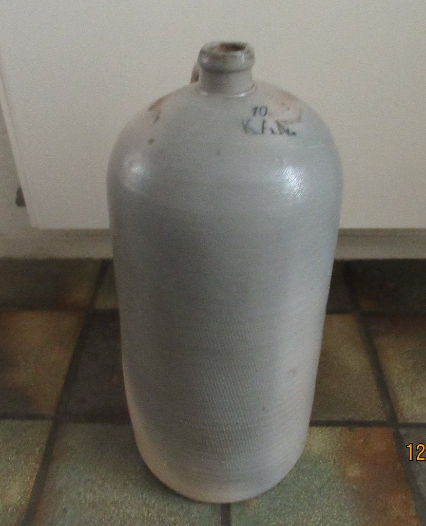 ANTIEKE STENEN KRUIK-10 LITER KAN+ C.H. =HOPPE? HENDRIKS?, Ophalen