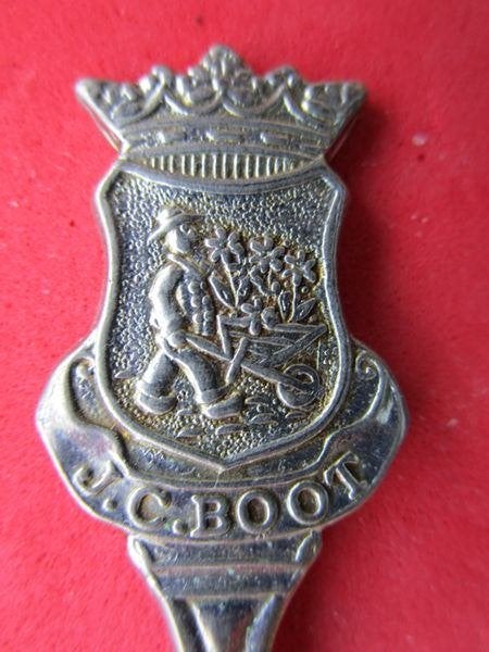 (A3568) J Boot (als wapenschild) ( Hillegom ), Ophalen of Verzenden, Gebruikt, Overige materialen, Bestek