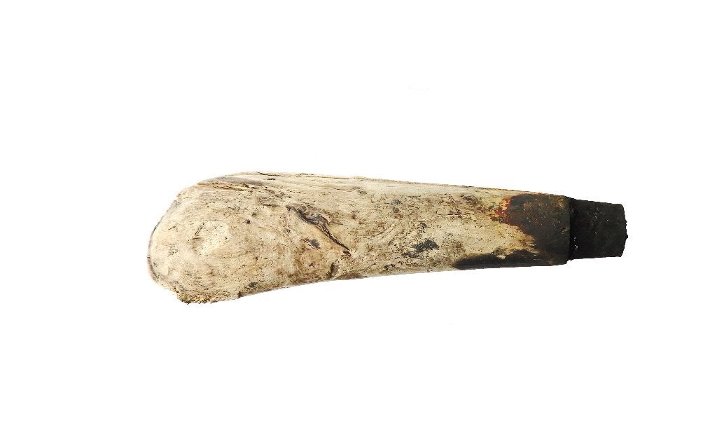 Mesheft hout en brons L110mm     a735, Ophalen of Verzenden