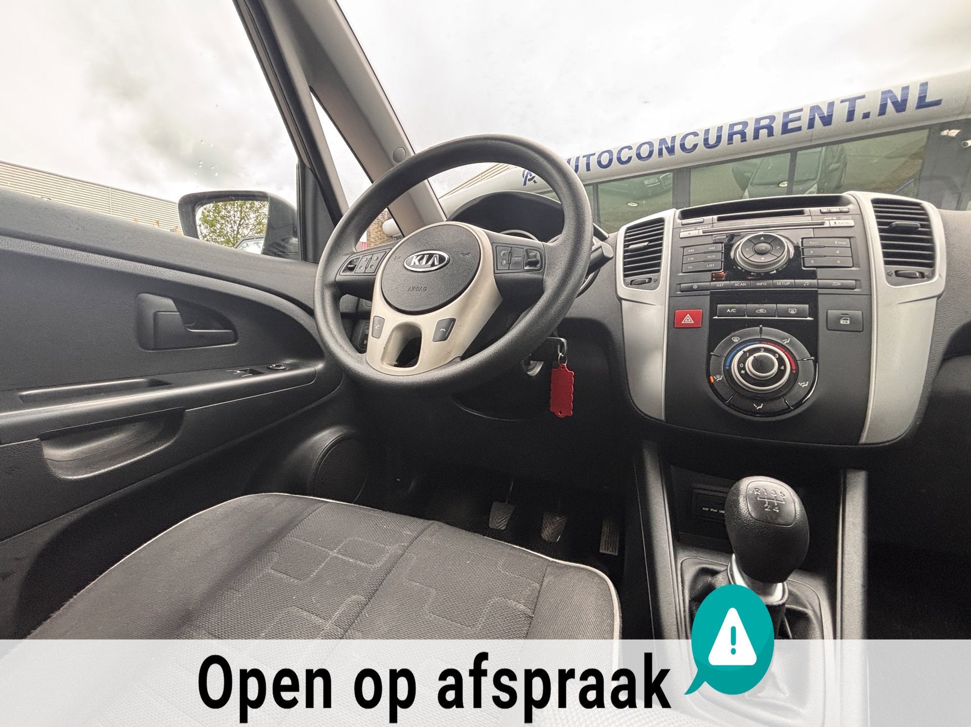 Kia Venga 1.6 CVVT X-tra, Airco, PDC, Nieuwe APK Inruil moge, Auto's, Kia, Voorwielaandrijving, Euro 5, 125 pk, Gebruikt