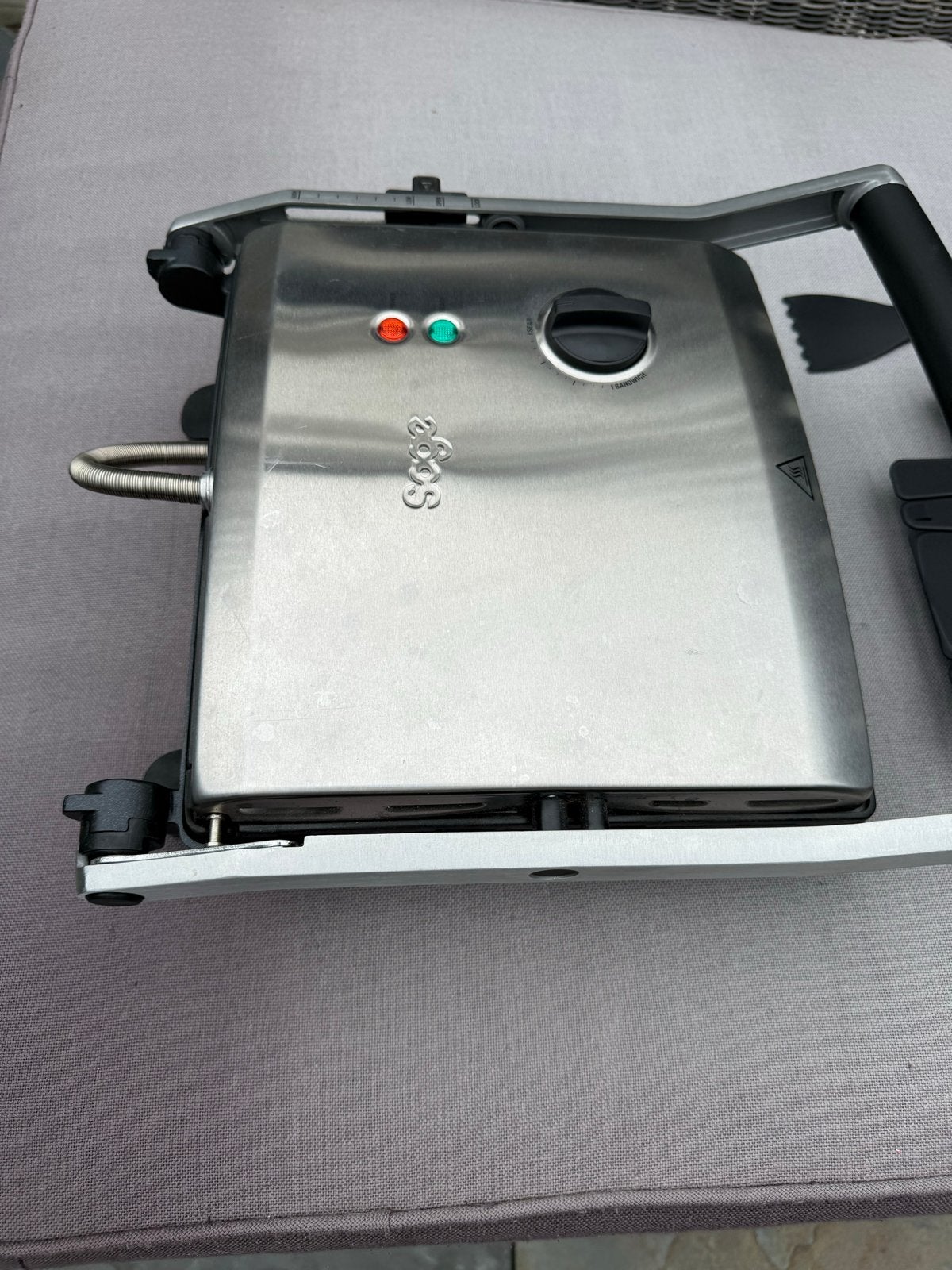 Sage The Smart Grill Pro - Contactgrill, Ophalen, Uitneembare platen, Nieuw
