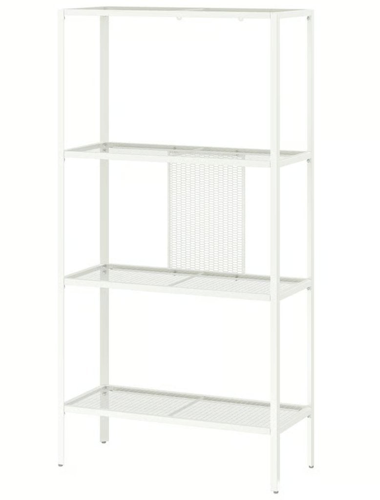 Open kast IKEA Baggebo wit metaal, Ophalen, Zo goed als nieuw