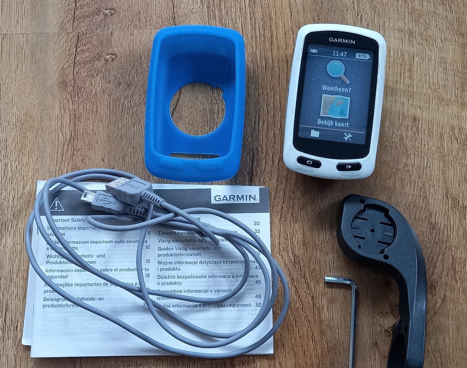 Garmin edge Touring incl upfront stuurbevestiging, Fietsen en Brommers, Fietsaccessoires | Fietscomputers, Ophalen of Verzenden