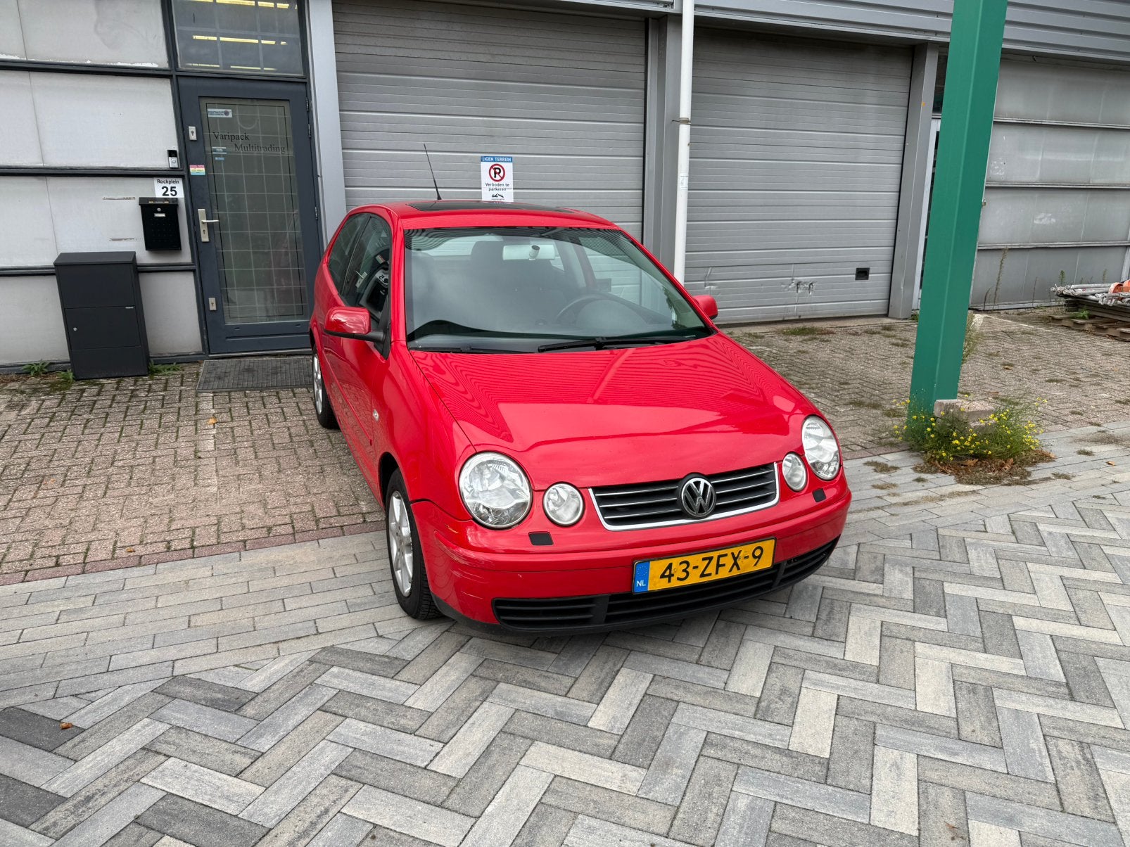 Volkswagen polo 1.4 2003 Rood, Auto's, 1140 kg, 40 €/maand, 620 kg, Particulier