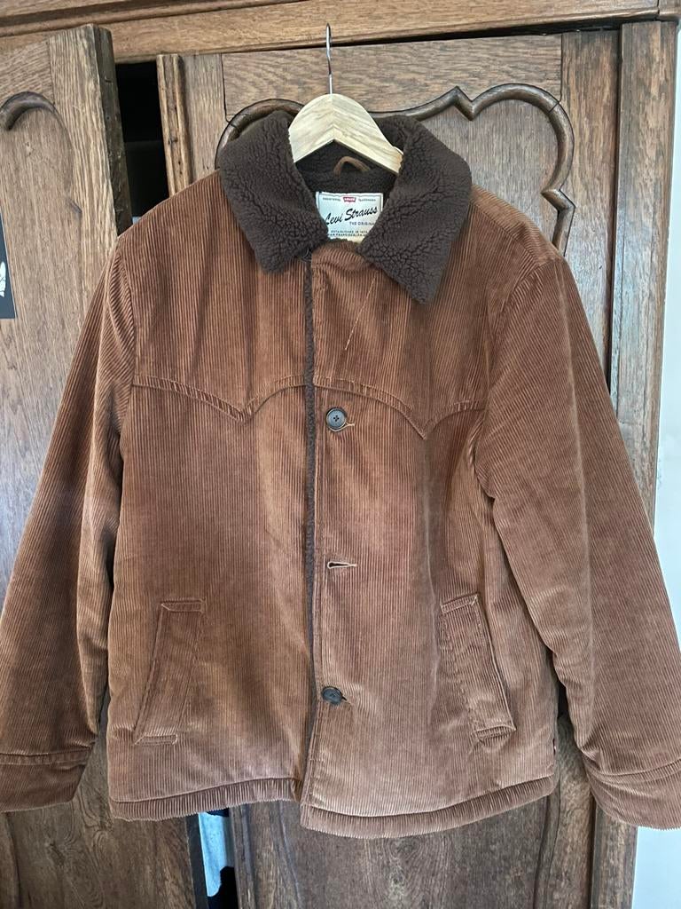 Levis DURHAM spijkerjas bison, Ophalen of Verzenden, Zo goed als nieuw, Blauw