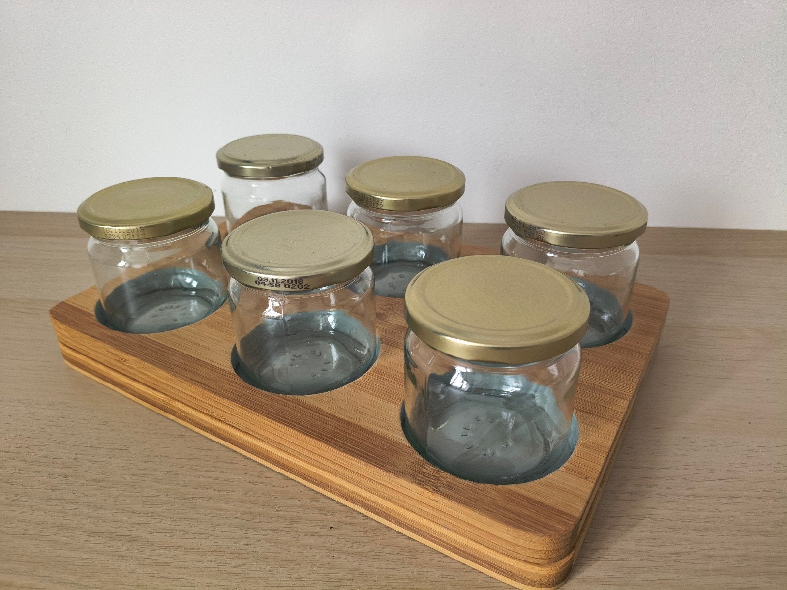 Leuke zelfgemaakte plank voor kruiden- of theepotjes, Ophalen, Hout, Overige stijlen, Zo goed als nieuw
