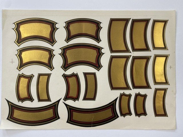 apothekers etiketten onversneden vel 1900, Ophalen of Verzenden