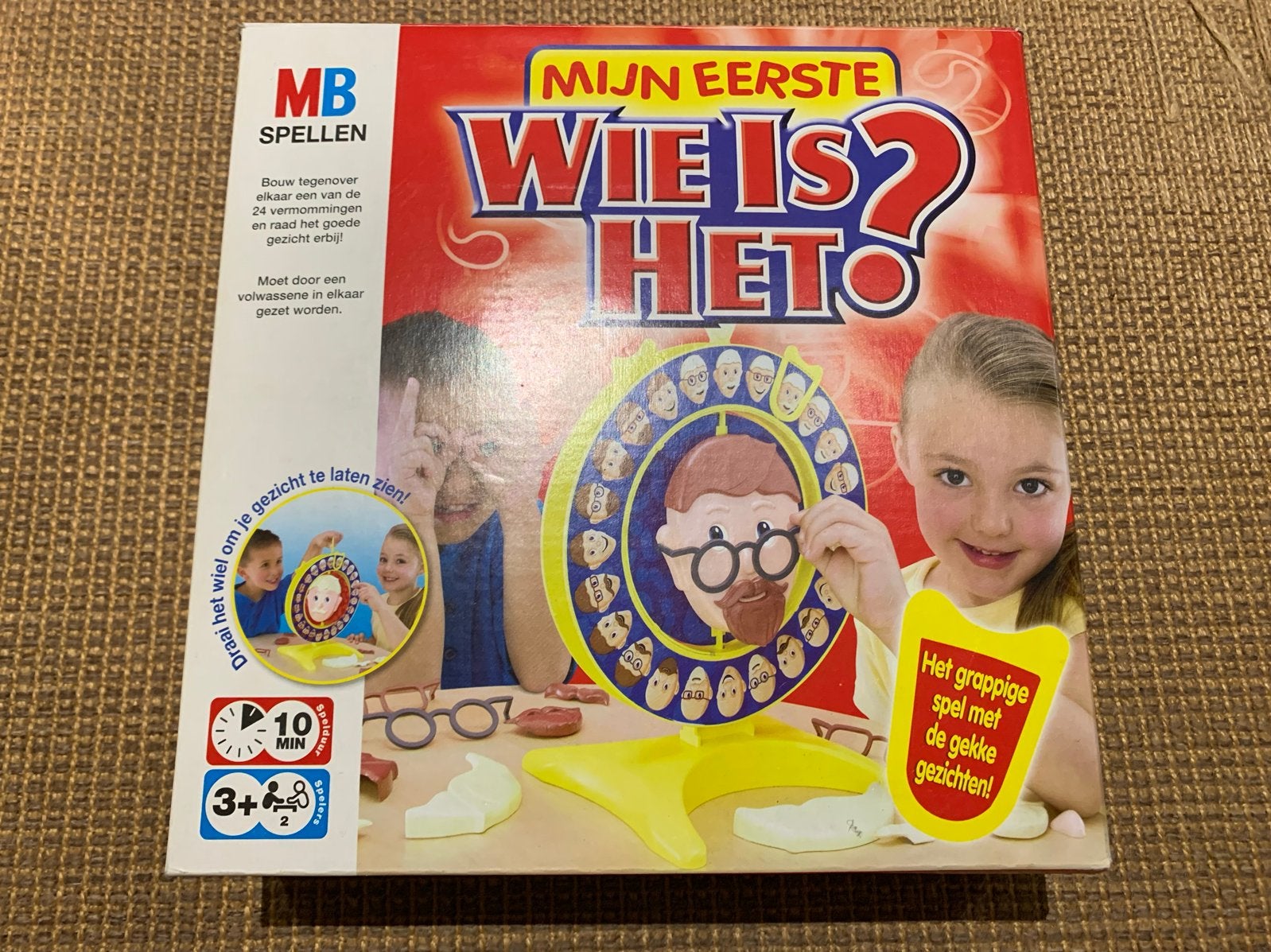 Mijn Eerste Wie Is Het? - Grappig Spel met Gekke Gezichten, Een of twee spelers, Ophalen of Verzenden, Gebruikt