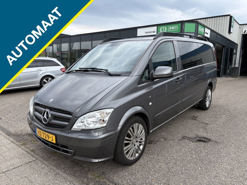 Mercedes-Benz Vito 122 CDI V6 343 Dubbel Cabine Automaat, Auto's, Bestelauto's, Automaat, Euro 5, Stof, Gebruikt