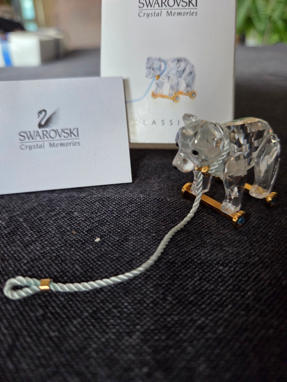 Swarovski Crystal Memories Beer op wieltjes, Ophalen of Verzenden