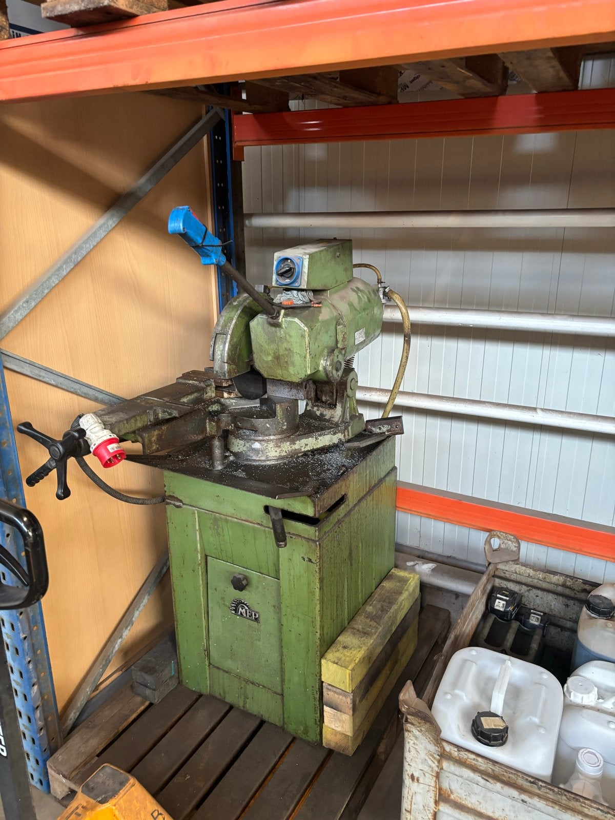 MEP Afkortzaag - Robuuste Industriële Zaagmachine, Ophalen, Gebruikt, 70 mm of meer, Afkortzaag