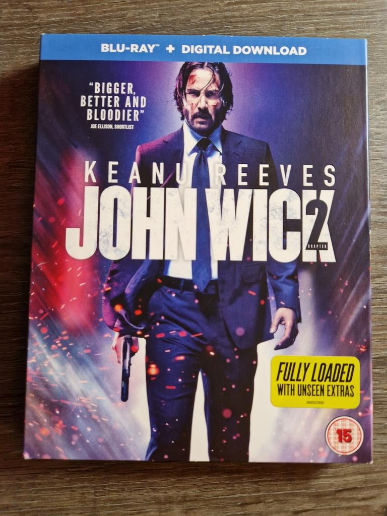 John Wick 2 (2017) blu-ray, Ophalen of Verzenden, Zo goed als nieuw, Actie