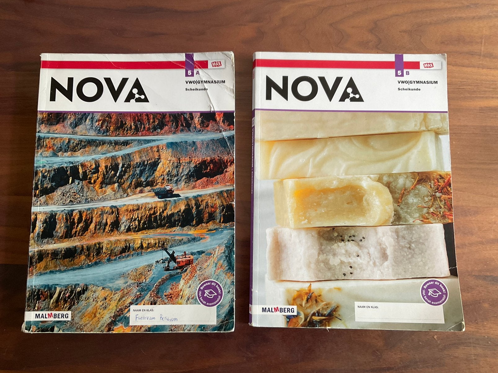Nova Scheikunde - 5 VWO/Gymnasium - boek A en B, Ophalen of Verzenden, Gelezen, VWO, Scheikunde