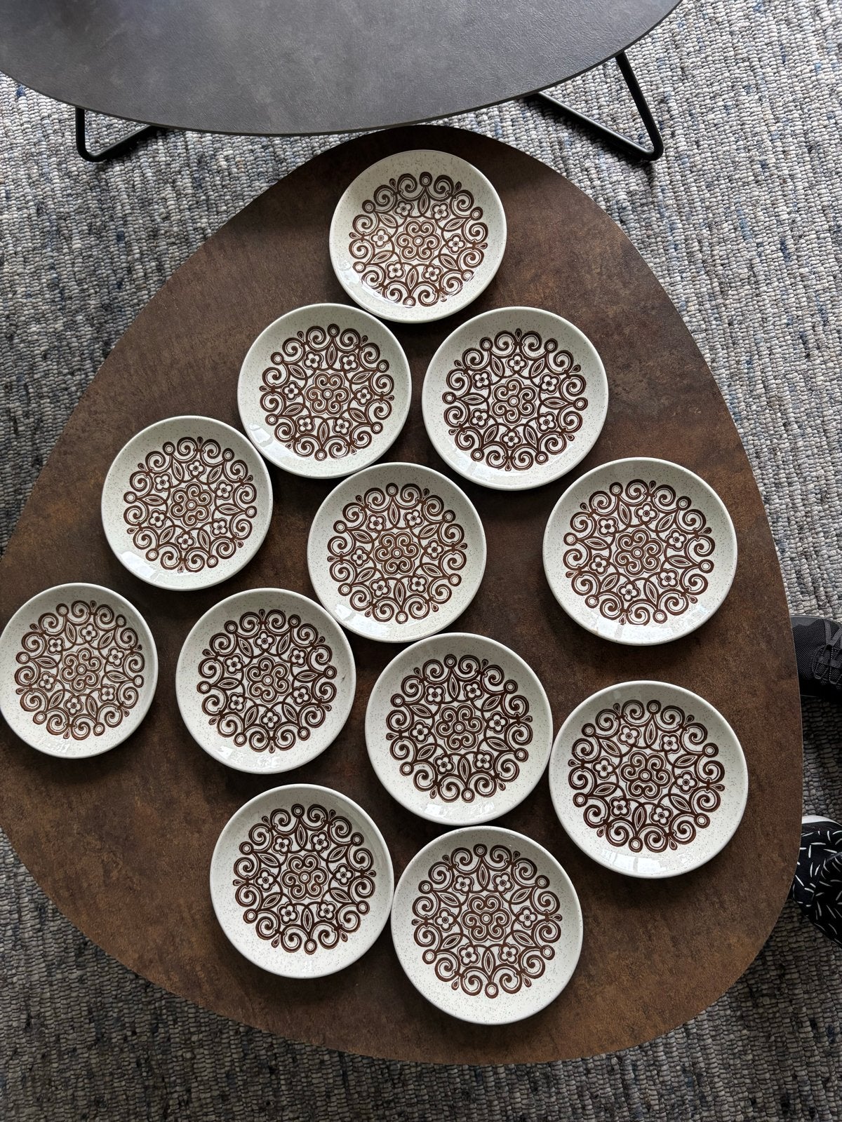 Vintage Biltons Ironstone schoteltjes, set van 12, Antiek en Kunst, Ophalen