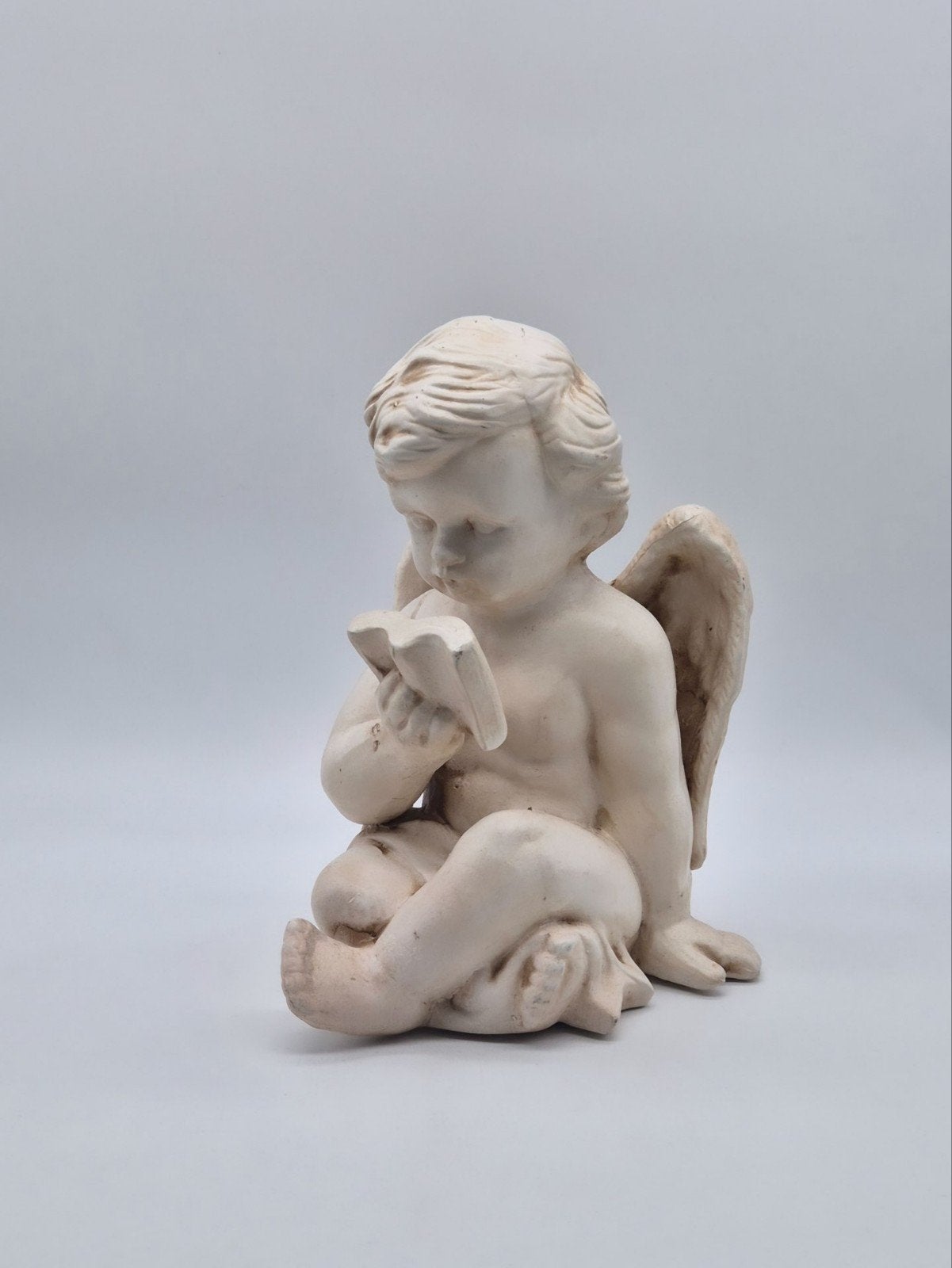 Prachtig Engel Beeldje van Biscuit, Antiek en Kunst, Ophalen of Verzenden