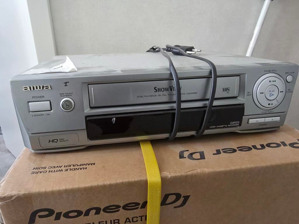 Aiwa ShowView GX935 VHS Videorecorder, Ophalen of Verzenden, Gebruikt, VHS-speler of -recorder
