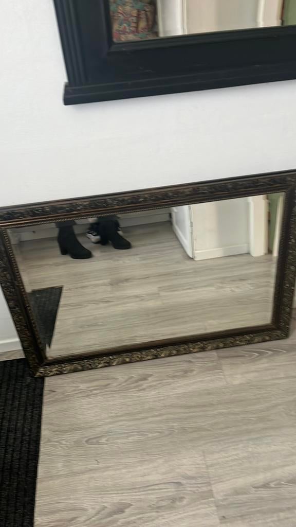 In zeer goede staat spiegel, Huis en Inrichting, Woonaccessoires | Spiegels, Gebruikt, Ophalen of Verzenden, 100 tot 125 cm, Minder dan 100 cm