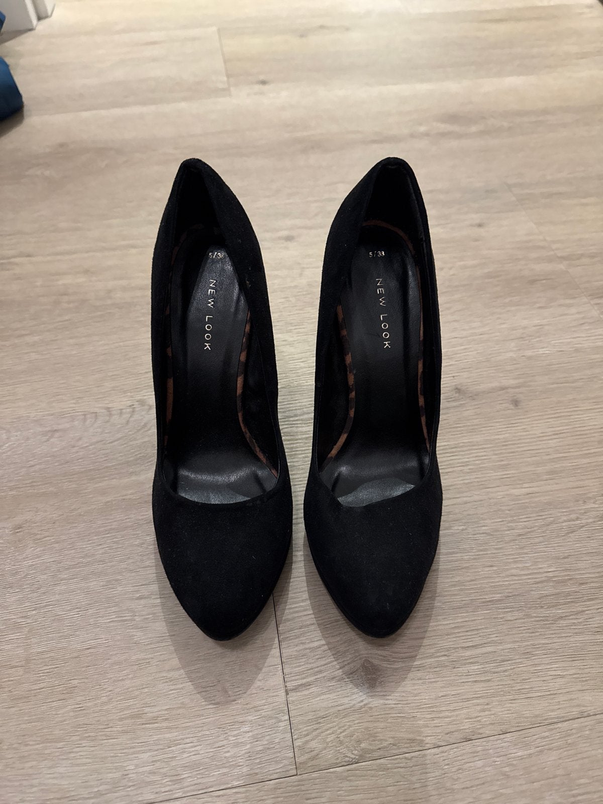 Zwarte New Look Hakken Maat 38, Ophalen of Verzenden, Gedragen, Zwart, Pumps