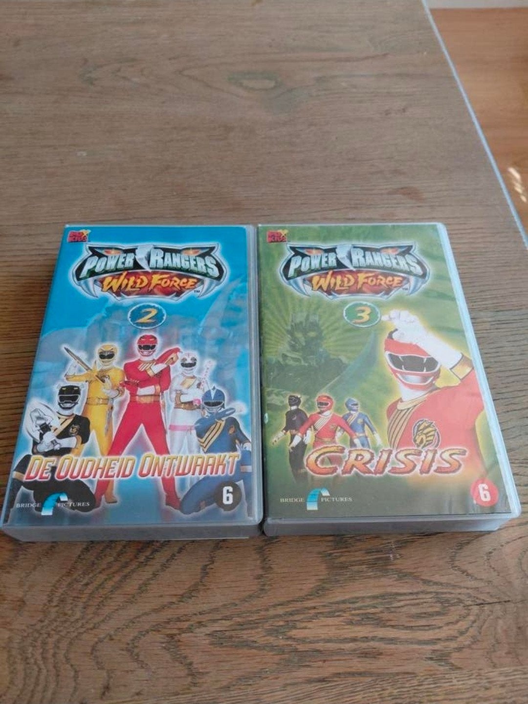 Power Rangers Wild Force 2 en 3 op videoband. Fox kids., Cd's en Dvd's, VHS | Kinderen en Jeugd, Gebruikt, Alle leeftijden, Ophalen of Verzenden