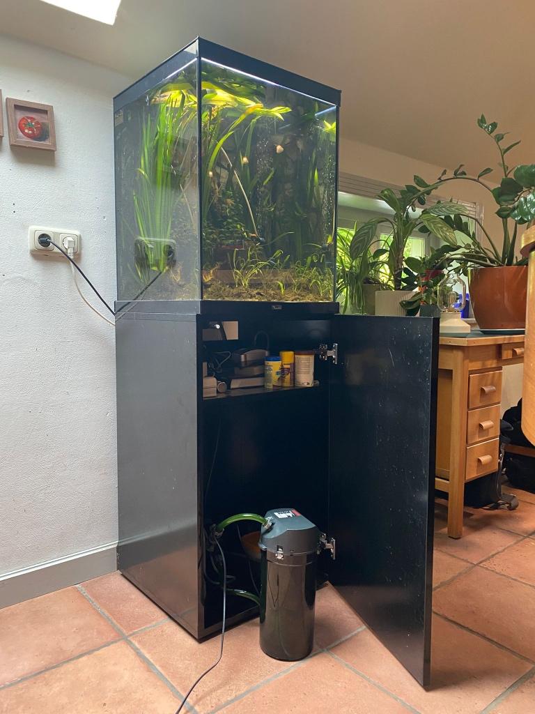 aquarium meubel, Dieren en Toebehoren, Vissen | Aquaria en Toebehoren, Ophalen, Gebruikt, Aquatlantis, Aquariummeubel