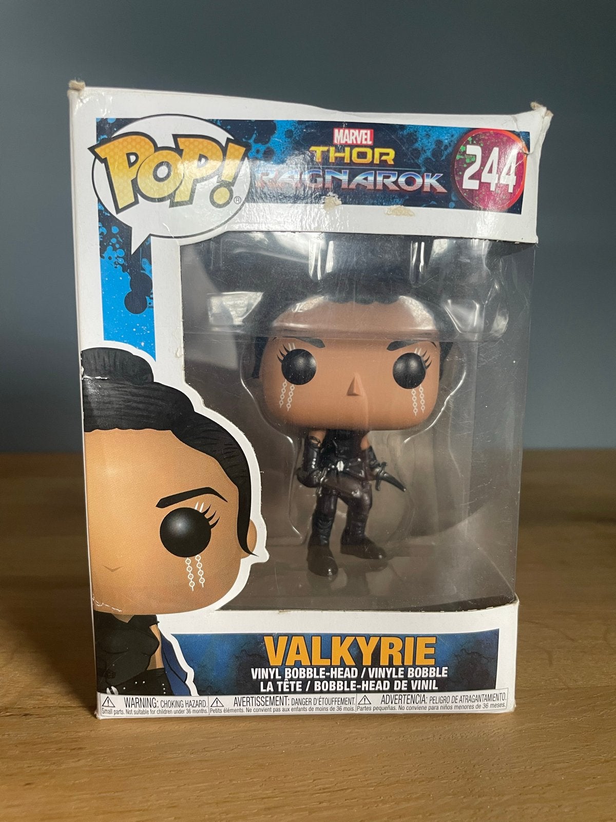 Funko Pop Valkyrie #244 - Thor Ragnarok Marvel, Ophalen of Verzenden, Zo goed als nieuw