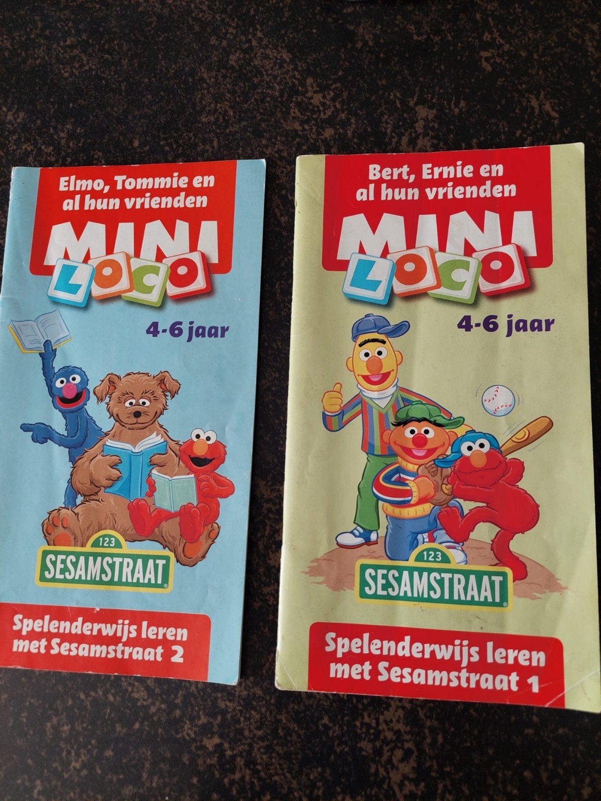 mini loco boekjes sesamstraat, Ophalen of Verzenden, Zo goed als nieuw, Puzzelen