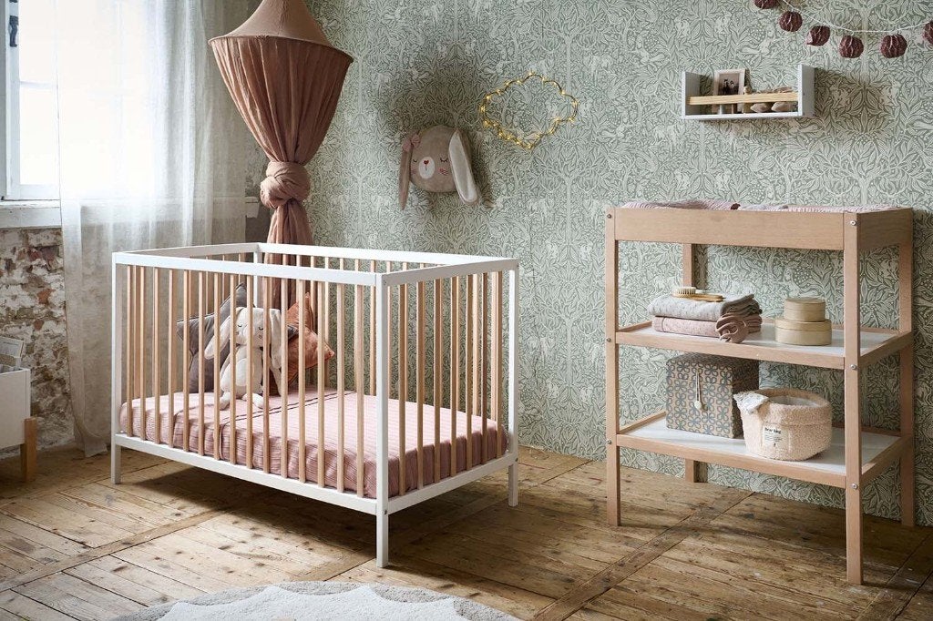 Petite Amélie Ledikant HETRE met Aerosleep matras, Ophalen, Zo goed als nieuw, Minder dan 140 cm, Matras
