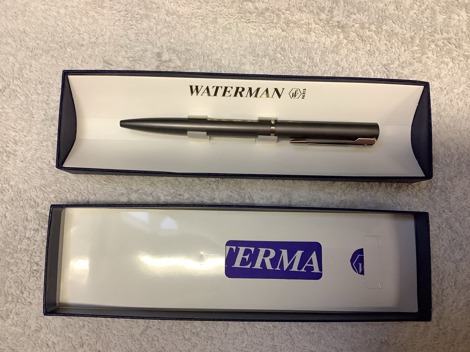 Waterman Hémisphère Mat Zilver/Chroom in Luxe Verpakking, Verzamelen, Pennenverzamelingen, Balpen, Nieuw, Met doosje, Ophalen of Verzenden