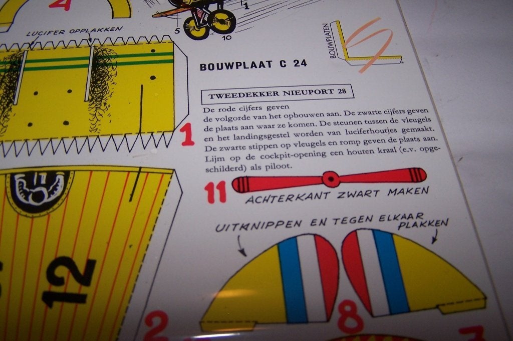2x bouwplaten vliegtuigen C23/C24. Nieuw/geseald., Overige merken, Nieuw, Ophalen of Verzenden, Groter dan 1:72