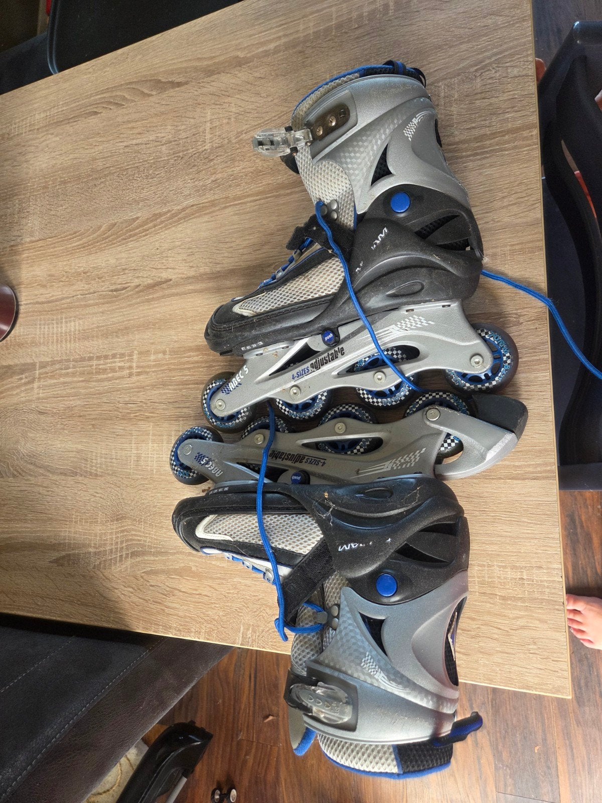 Verstelbare Inline Skates Maat 38-41 - Gebruikt, Sport en Fitness, Ophalen of Verzenden, Verstelbaar, Gebruikt, Inline skates 4 wielen