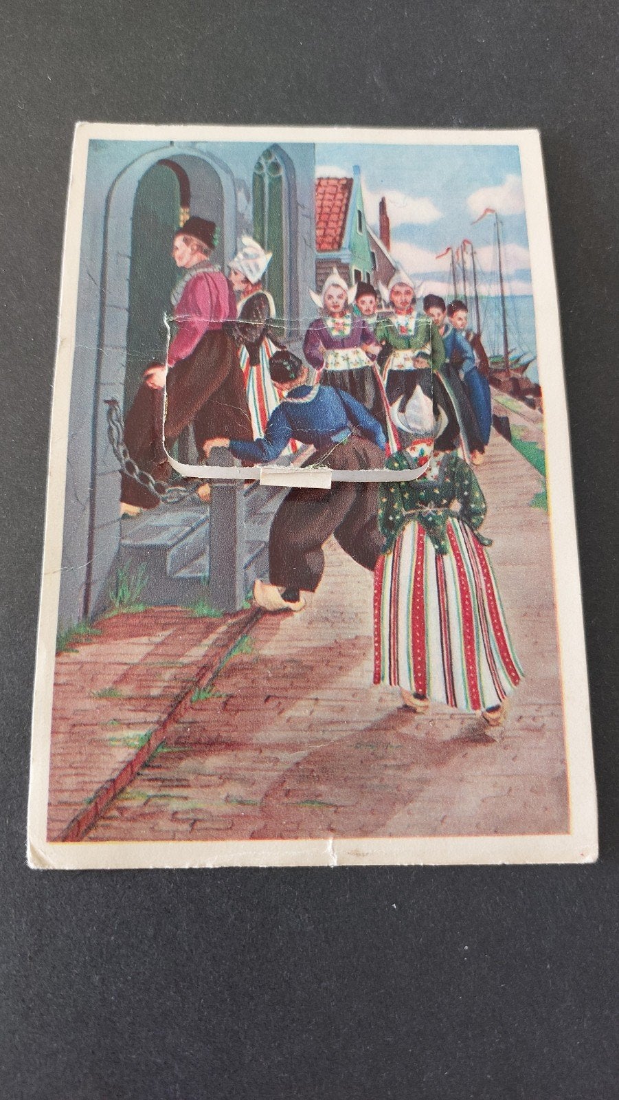Leporello, Marken, compleet met 8 plaatjes, Verzamelen, Verzenden, 1940 tot 1960, Gelopen, Noord-Holland