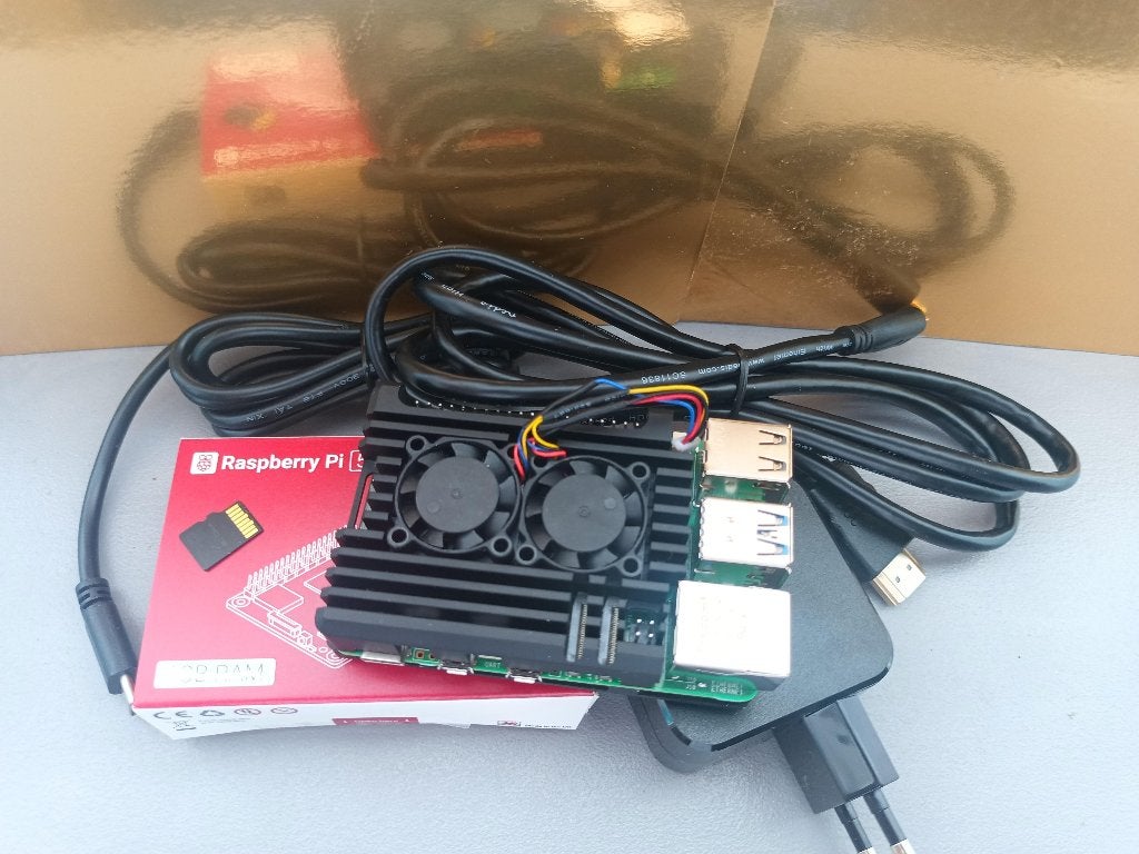 Raspberry PI5 ( 4GB ) , Direct Plug&Play Set , Nieuw, Verzenden, DDR4, Raspberry PI5, 4GB Ram Set, Overige typen
