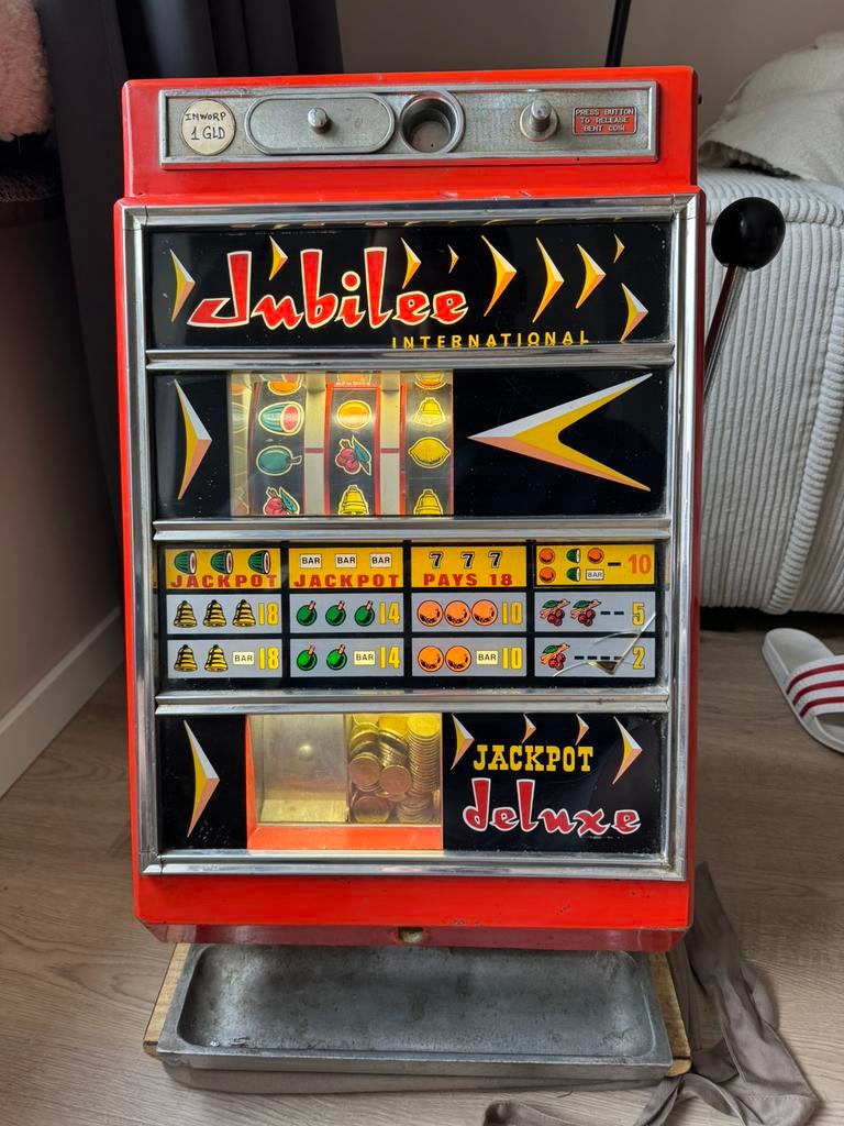 Gokkast jaren 50/60, Verzamelen, Overige munten, Ophalen, Gebruikt