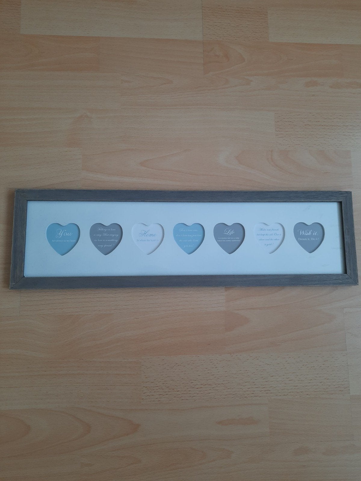 Fotolijst met 7 hartvormige frames, Ophalen of Verzenden, Zo goed als nieuw