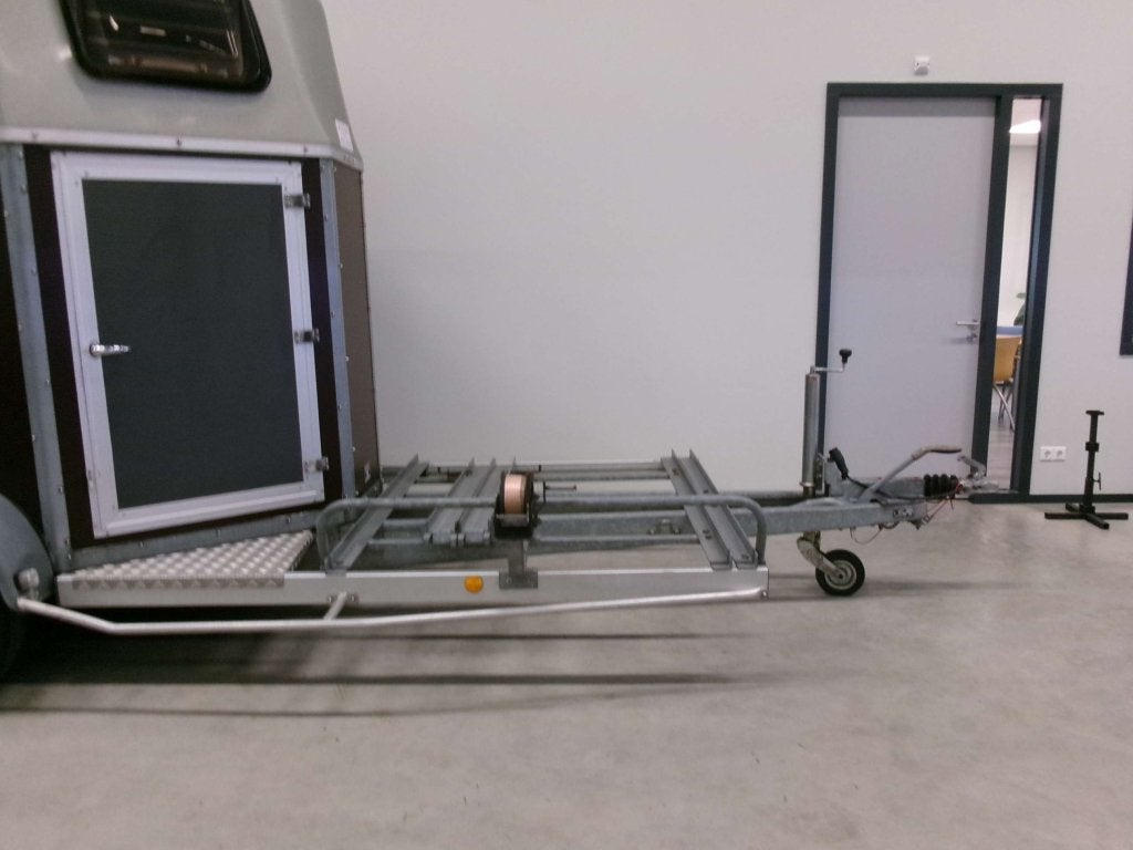 2 Paards trailer met koetsenframe. Böckmann. Bouwj: 2005, Gebruikt, Niet ingevuld, 2-paards trailer, Niet ingevuld