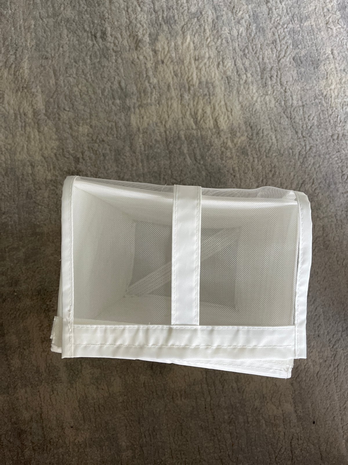 Witte opbergmand/organizer van gaas IKEA SKUBB, Ophalen, Gebruikt