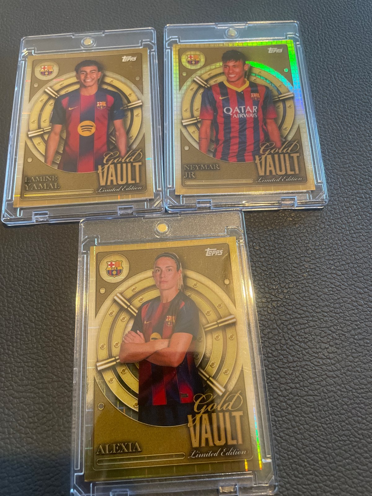 Topps Gold Vault Limited Edition Voetbalkaarten FC Barcelona, Ophalen of Verzenden, Zo goed als nieuw, Buitenlandse clubs, Spelerskaart