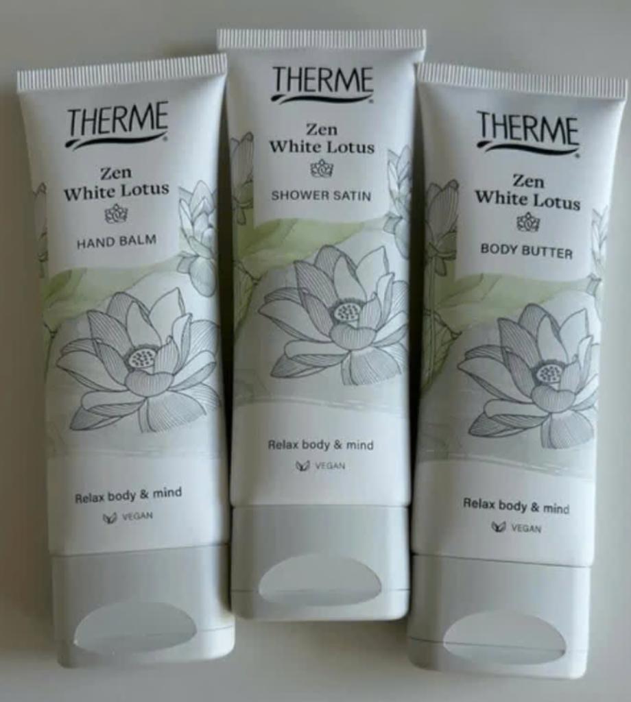 Therme Zen White Lotus Halve Harmonica Body Lotion/Shower Sa, Ophalen of Verzenden, Nieuw, Bad & Douche
