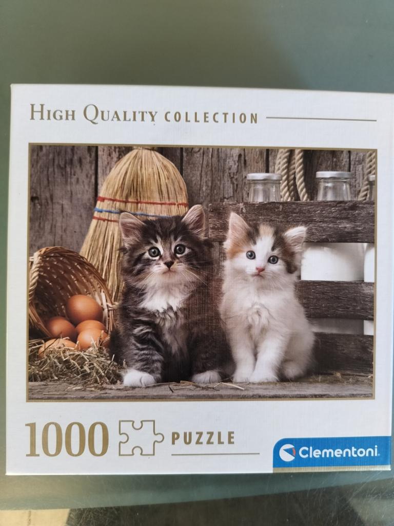 Legpuzzel Lovely Kittens 1000 stukjes, Ophalen of Verzenden, 500 t/m 1500 stukjes, Zo goed als nieuw, Legpuzzel